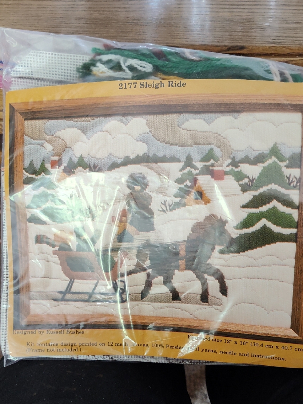 A Vintage Rare Creative Circle Sleigh Ride #2177 Kit